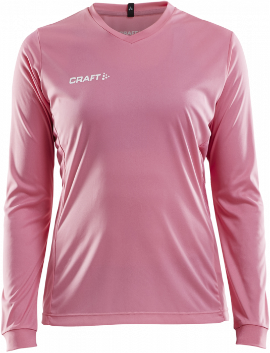 Craft - Squad Go Jersey Solid Ls Woman - Cerise