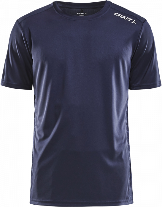 Craft - Rush Ss T-Shirt Junior - Navy blå & hvid