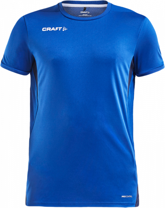 Craft - Pro Control Impact T-Shirt Herre - Kobalt & navy blå