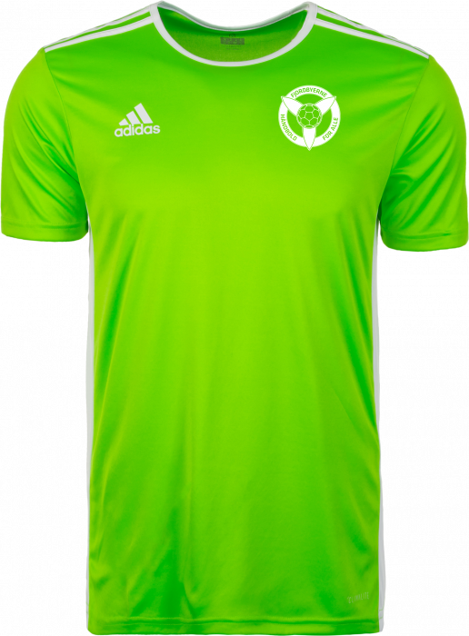 Adidas - Fjordbyerne Træningstee - Solar Green & biały
